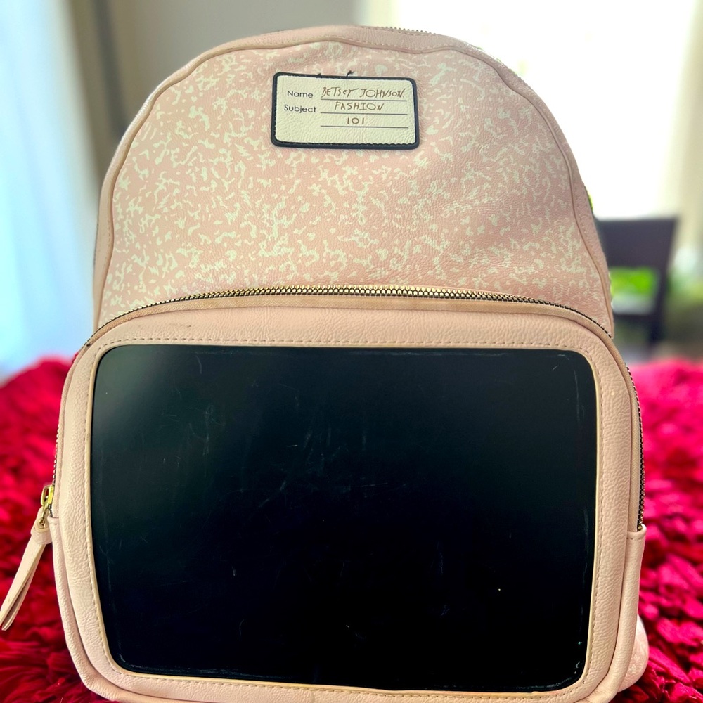 Betsey Johnson Chalkboard Nap-sack